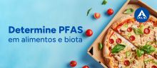 Determine PFAS em alimentos e biota